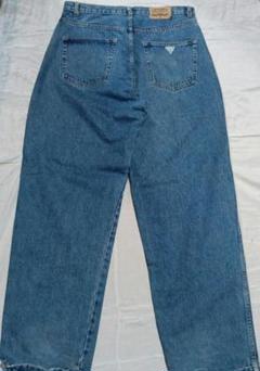 00s guess バギーデニムパンツ インディゴブルー 00s guess バギーデニムパンツ インディゴブルー