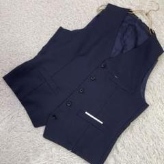 ［未使用］TAKEO KIKUCHI ジレ ネイビー L スーツ用 ビジネス