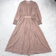タグ付新品未使用 ANAYI アナイ オジヤ楊柳シャーリングワンピース タグ付新品未使用 ANAYI アナイ オジヤ楊柳シャーリング