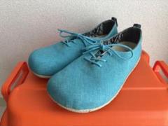 極美品 メレル ムートピアレース リネン LINEN ブルー 23.5cm 希少のサムネイル