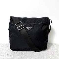 《美品》PRADA プラダ ショルダーバッグ カメラバッグ ナイロン ブラック