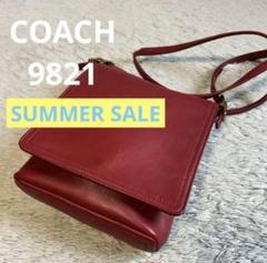 COACH コーチ オールドコーチ ショルダーバッグ 9821 レッド