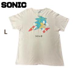 SONIC ソニック Tシャツ Lサイズ ピンク