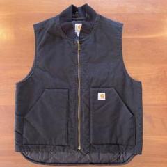 【希少】USA製Carhartt カーハート ダック ベスト Navy フェード 2025年最新】カーハート ダックベスト フェードの人気アイテム