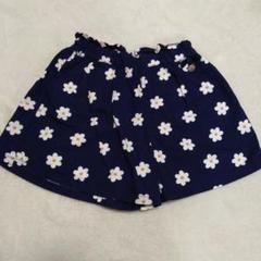 プティマイン 花柄キュロットスカート サイズ100