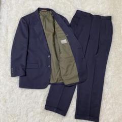 【美品】ヴィンテージ パープル セットアップ 太パンツ カジュアル Lサイズ