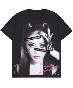 浜崎あゆみ　ロンtシャツ　長袖　BASEMENT 25周年 新品］浜崎あゆみ 24周年 ロングスリーブTシャツ(ブラック M