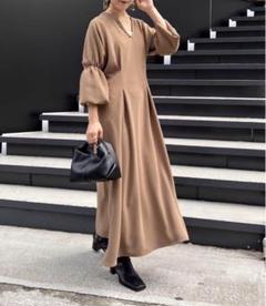 CAPRICIEUX LE'MAGE ウエストタックワンピース