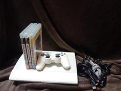 ホワイト PlayStation 3 本体 すぐに遊べるおまけソフト3本付き