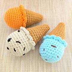 あみぐるみ アイスセット おままごと ハンドメイド