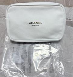 新品未使用品(正規品)CHANEL BEAUTE ノベルティホワイトポーチ