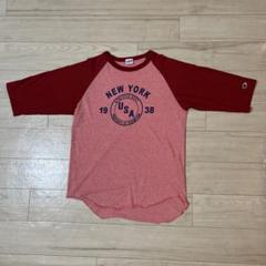 チャンピオン　ラグランTシャツ　　　バータグ