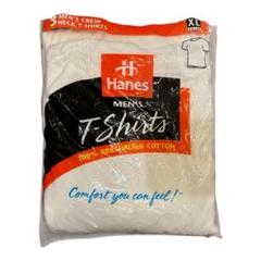 DEAD◎97年製 Hanes/ヘインズ 3P コットン丸首白Tシャツ XL◎