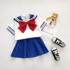 100cm セーラームーン　キッズ セットアップ　コスプレ 子供服　仮装　上下