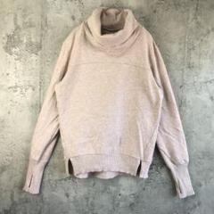Y4103古着 トレーナー スウェット ピンクベージュ 無地 90s Y2K