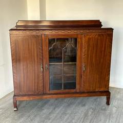 イギリス アンティーク 家具 ブックケース キャビネット 1930