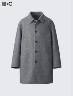 UNIQLO - UNIQLO：C ユニクロC ダブルフェイスコート ブラウン M