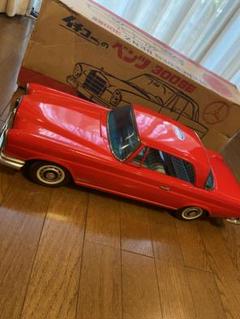 イチコー　ブリキ　【Mercedes Benz 300SE シルバー】 箱付き Amazon.co.jp: 箱あり！ イチコー 大きいぞ！60cmもあるブリキの