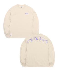 チャムス キッズ ラージジャンプロープブラッシュドロングスリーブTシャツ