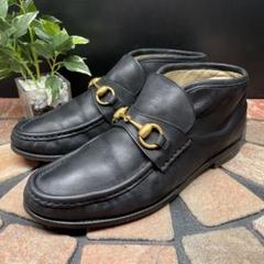 GUCCI グッチ【24.0】ホースビット 本革 革靴 チャッカブーツ