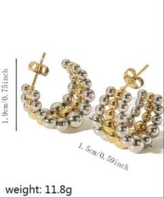 【美品・VALET】べっ甲風ピアス・両耳　IENA baycrews 美品・VALET】べっ甲風ピアス・両耳IENA baycrews