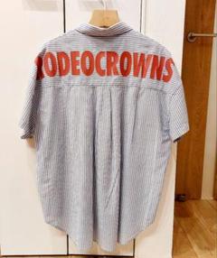 RODEO CROWNS ロデオクラウンズ ストライプ 半袖シャツ