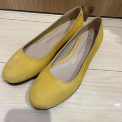 美品　ECCO メタリックゴールド フラットシューズ 39サイズ　パンプス エコー 美品 ECCO メタリックゴールド フラットシューズ 39