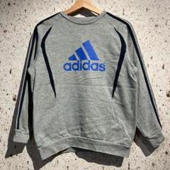 00s adidas ラグランスウェット　アディダス　グレー