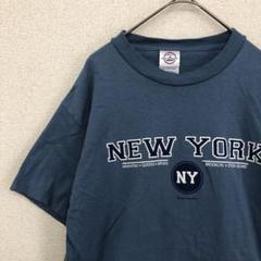 アメリカ古着　tシャツ プリント　ロゴ　NY M 2094