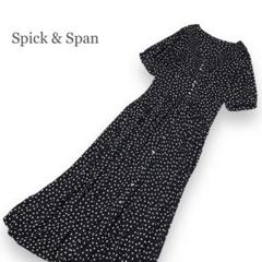 新品未使用品 スピックアンドスパン フレームワーク別注 ボリューム袖 ワンピース 美品 Spick & Span ドット柄 ワンピース 36 フレームワークス