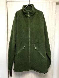 イギリス軍 フリースジャケット グリーン スタンドカラー USED
