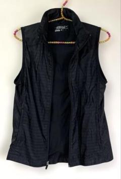 NIKE - NIKE GOLF ハーフジップベスト 黒/オレンジ XL 最適な価格 黒/オレンジ ハーフジップベスト GOLF NIKE XL（NIKE