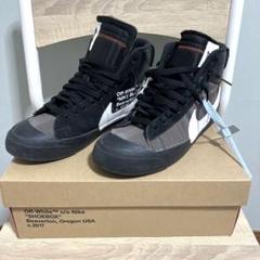 ■Off-White × NIKE BLAZER MID■ブラック■美中古■完売