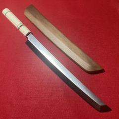 先丸柳刃　本焼　八角柄　反り compass1727362047.jpg