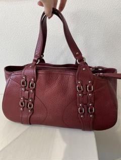 COLE HAAN コールハーン ハンドバッグ　トップハンドル　ボルドー