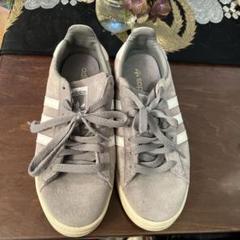 adidas スエード グレー スニーカー