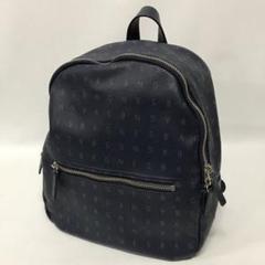 極美品　未使用級　アニエスべー　ボヤージュ　リュック　ネイビー　ナイロン　金具 美品未使用□アニエスベー ボヤージュリュックナイロンレザー
