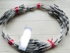 ビシ鉛 60m 2匁300個間隔20cm強力ナイロン80号2.43kg