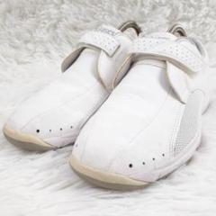 美品 24.5㎝◎asics アシックス ナースシューズ ベルトタイプ 白
