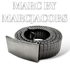 MARC JACOBS シルバー ゴム レディース ベルト 6846