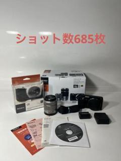 【美品】ソニー α NEX-F3k ズームレンズキット 充電コード バッテリー付 美品】ソニー α NEX-F3k ズームレンズキット 充電コード