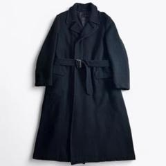 AD2000 COMME des GARCONS ベルテッド ウールコート 黒