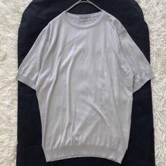 【極美品✨】JOHN SMEDLEY ニットTシャツ BELDEN グレー S