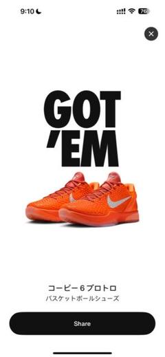 Nike Kobe 6 Protro "Total Orange”