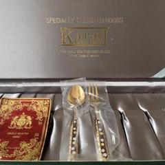 Karad K22 GOLD COATING カトラリーセット Amazon.co.jp: Karad K22コーティング コーヒースプーン6 ケース