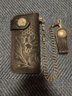 KC,s　ケイシイズ　バイカーズウォレット　ライダースウォレット　長財布　美品