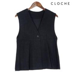 【新品未使用】CLOCHE ノーカラーダブルベスト INTERPLANET コート アウター 「CLOCHE」接触冷感ダブル