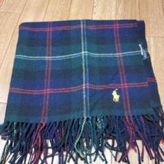 komame　　【新品・未使用】ラルフローレン 膝掛け　ショール POLO RALPH LAUREN ポロ ラルフローレン マフラー PC0455