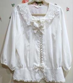 再値下げ★ブラウス、白、インゲボルグ INGEBORG（シャツ/ブラウス(長袖/七分)）のフリマアイテム一覧
