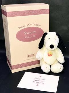 超美品✨シュタイフ✨1998年SNOOPY CREAM26✨証明書・お箱あり